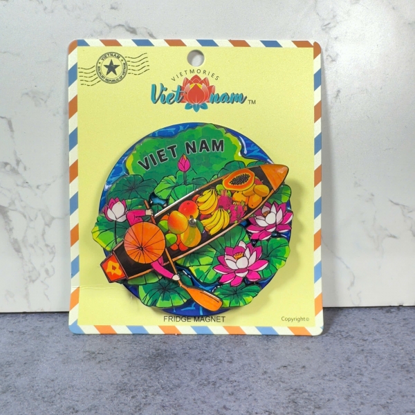NAM CHÂM-HÍT GỖ 3D (THUYỀN SEN XOAY)